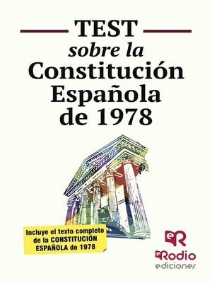 cover image of Test sobre la Constitución Española